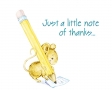 Little note of thanks