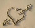 Hart in zand