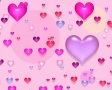 Roze hartjes