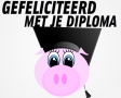 Gefeliciteerd met je diploma