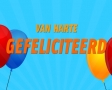 Van harte gefeliciteerd