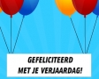 Gefeliciteerd met je verjaardag