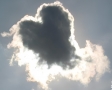 Wolk in hartvorm