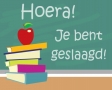 Hoera je bent geslaagd