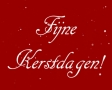 Fijne kerstdagen