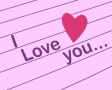 I love you