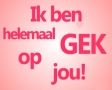 Ik ben helemaal gek op jou!