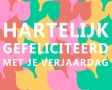 Hartelijk gefeliciteerd