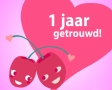 1 jaar getrouwd!
