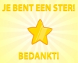 Je bent een ster!