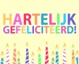 Hartelijk gefeliciteerd