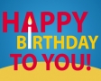Happy Birthday to you!