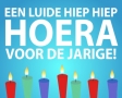 Een luide hiep hiep hoera voor de jarige!