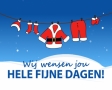 Wij wensen jou hele fijne kerstdagen