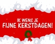Ik wens je fijne kerstdagen!